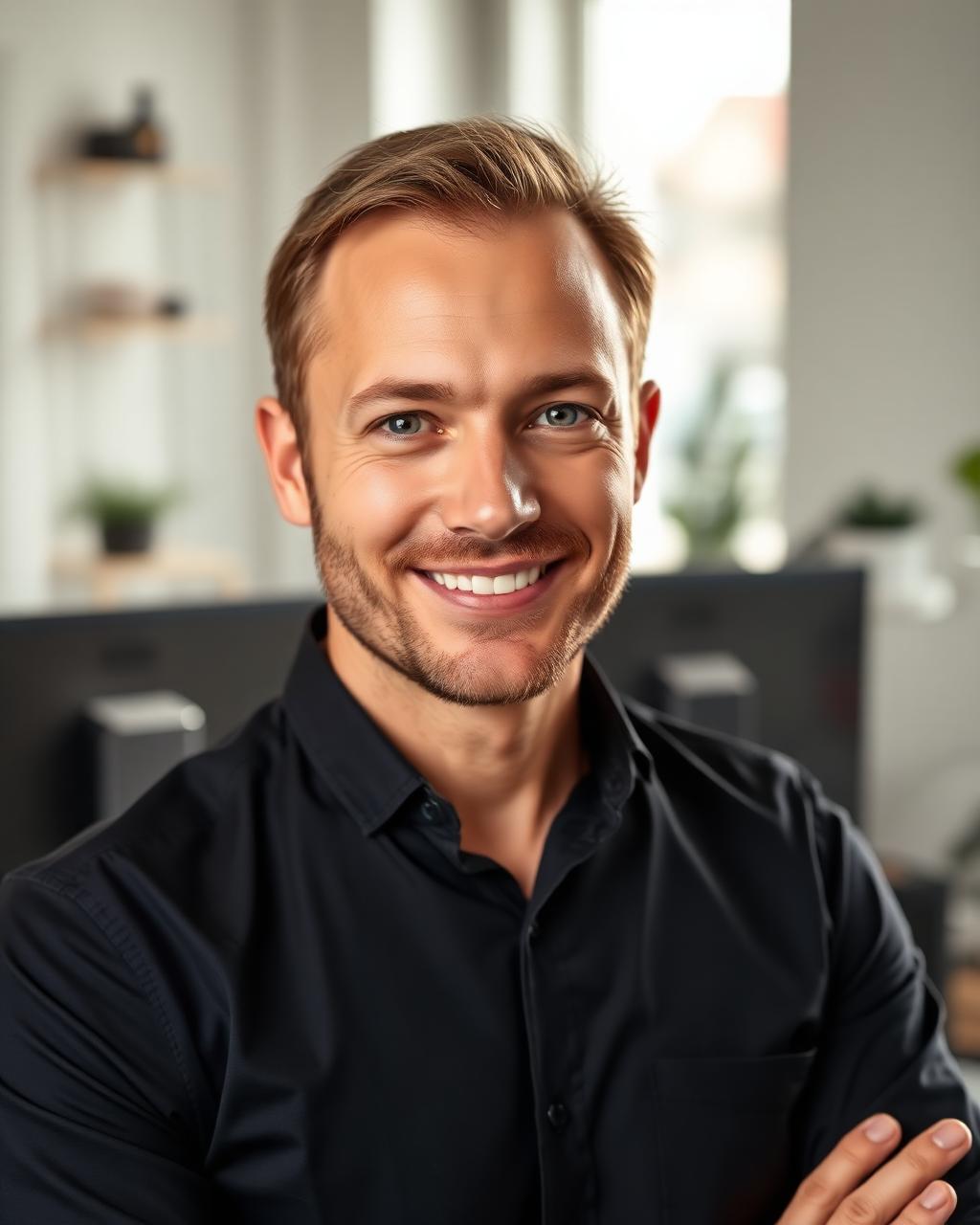 Portrait de Hugo Pavio, informaticien indépendant